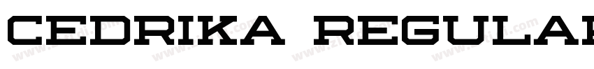 Cedrika Regular字体转换